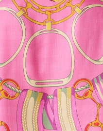 Fabric image thumbnail - Rani Arabella - Pink Multi Print Cashmere Silk Poncho