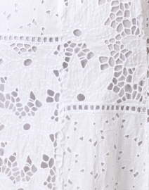 Fabric image thumbnail - Temptation Positano - Pompei White Embroidered Cotton Dress