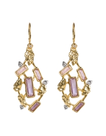 Product image thumbnail - Alexis Bittar - Amethyst Cluster Drop Earrings