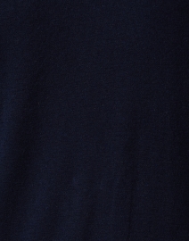 Fabric image thumbnail - Weekend Max Mara - Kiku Navy Mock Neck Sweater