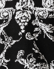 Fabric image thumbnail - J'Envie - Black and Ivory Paisley Print Jacket