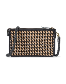Product image thumbnail - Bembien - Nora Tan and Black Leather Crossbody Bag