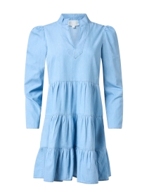 Product image thumbnail - Sail to Sable - Blue Chambray Tunic Dress