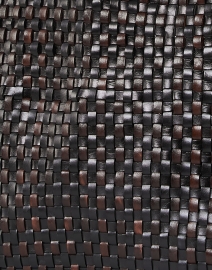 Fabric image thumbnail - Loeffler Randall - Klara Brown and Black Woven Leather Tote Bag