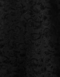 Fabric image thumbnail - Abbey Glass - Michelle Black Velvet Floral Shift Dress