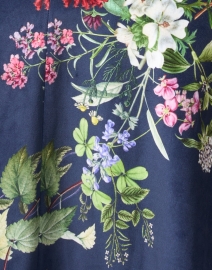 Fabric image thumbnail - St. Piece - Alex Blue Floral Velvet Dress