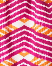 Fabric image thumbnail - Figue - Marguerita Pink Chevron Print Cotton Top