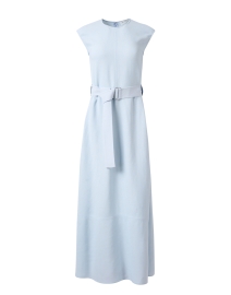 Product image thumbnail - St. John - Powder Blue Belted Dress