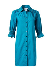 Product image thumbnail - Finley - Miller Teal Shirt Dress