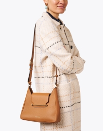 Look image thumbnail - Strathberry - Multrees Tan Leather Hobo Bag