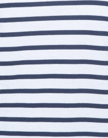 Fabric image thumbnail - Saint James - Galathee White and Navy Striped Shirt