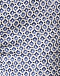 Fabric image thumbnail - Weekend Max Mara - Papaia Blue Print Stretch Trouser