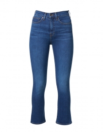 Veronica Beard - Carly Blue High Rise Stretch Denim Flare Jean