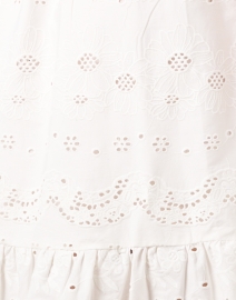 Fabric image thumbnail - Shoshanna - Varah White Eyelet Dress