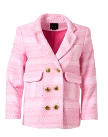 Pink Jacquard Jacket