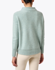 Back image thumbnail - Vince - Mint Boiled Cashmere Sweater