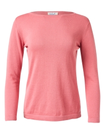 Product image thumbnail - Blue - Soft Red Pima Cotton Sweater 
