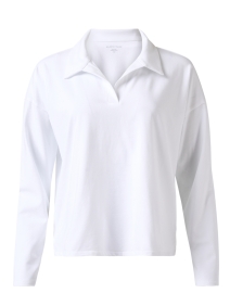 Product image thumbnail - Eileen Fisher - White Henley Top