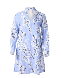 Product image thumbnail - Sail to Sable - Blue and White Print Tunic Dress