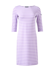 Saint James - Propriano Lavender and White Striped Dress