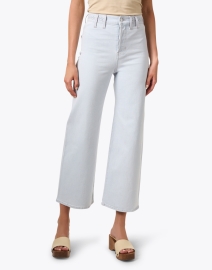 Front image thumbnail - Veronica Beard - Grant Light Blue Denim Wide Leg Pant