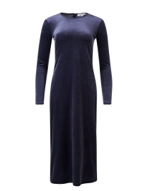 Product image thumbnail - Max Mara Leisure - Olmo Navy Velvet Dress
