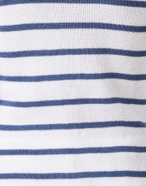 Fabric image thumbnail - Kinross - White and Blue Striped Thermal Shirt
