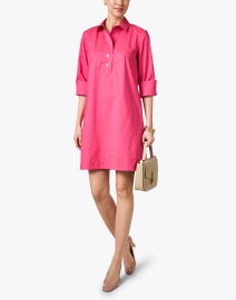 Look image thumbnail - Hinson Wu - Aileen Magenta Pink Cotton Dress