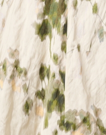 Fabric image thumbnail - Max Mara Studio - Pineta Ivory and Green Printed Dress