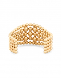 Back image thumbnail - Gas Bijoux - MultiPerla Gold Cuff