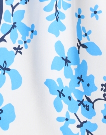 Fabric image thumbnail - Sail to Sable - Blue Floral Print Crepe Top