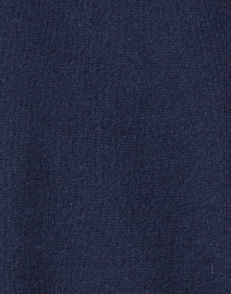 Fabric image thumbnail - Kinross - Navy Cashmere Cropped Cardigan