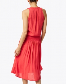 Brochu Walker - Francine Vermillion Red Crinkled Dress
