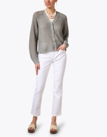 Look image thumbnail - Margaret O'Leary - Sage Linen Cardigan