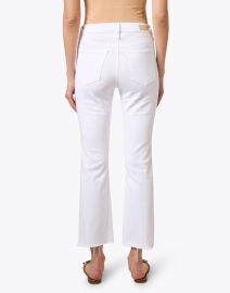 Back image thumbnail - AG Jeans - Farrah White Boot Crop Jean