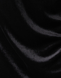 Fabric image thumbnail - Jude Connally - Taylor Black Stretch Velvet Blouse