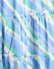 Fabric image thumbnail - Sail to Sable - Blue Striped Tiered Dress