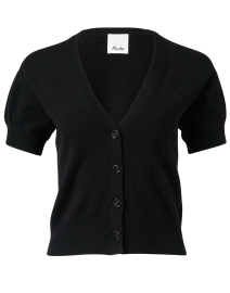 Product image thumbnail - Allude - Black Wool Cashmere Cardigan