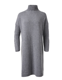 Product image thumbnail - Weekend Max Mara - Ricard Grey Wool Sweater Dress