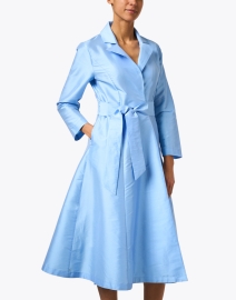 Front image thumbnail - Frances Valentine - Lucille Blue Wrap Dress