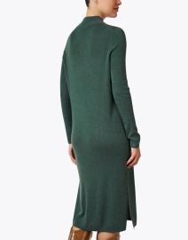 Back image thumbnail - Repeat Cashmere - Green Knit Midi Dress