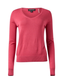 Pink Cotton Blend Sweater