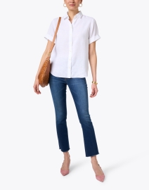 Look image thumbnail - Mother - The Insider Ankle Fray Hem Jean