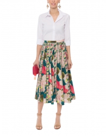 Adalia Floral Panel Skirt