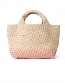St. Barths Mini Pink Sand Dip Dye Woven Handbag