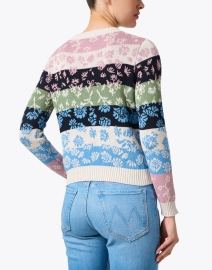 Back image thumbnail - Weekend Max Mara - Fleres Multi Floral Stripe Sweater 