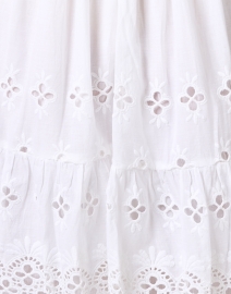 Fabric image thumbnail - Sail to Sable - White Cotton Eyelet Mini Dress