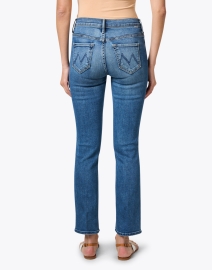 Back image thumbnail - Mother - The Insider Medium Wash Ankle Jean