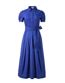 Product image thumbnail - Shoshanna - Melanie Blue Shirt Dress