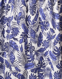Fabric image thumbnail - Purotatto - Blue Print Stretch Cotton Poplin Dress